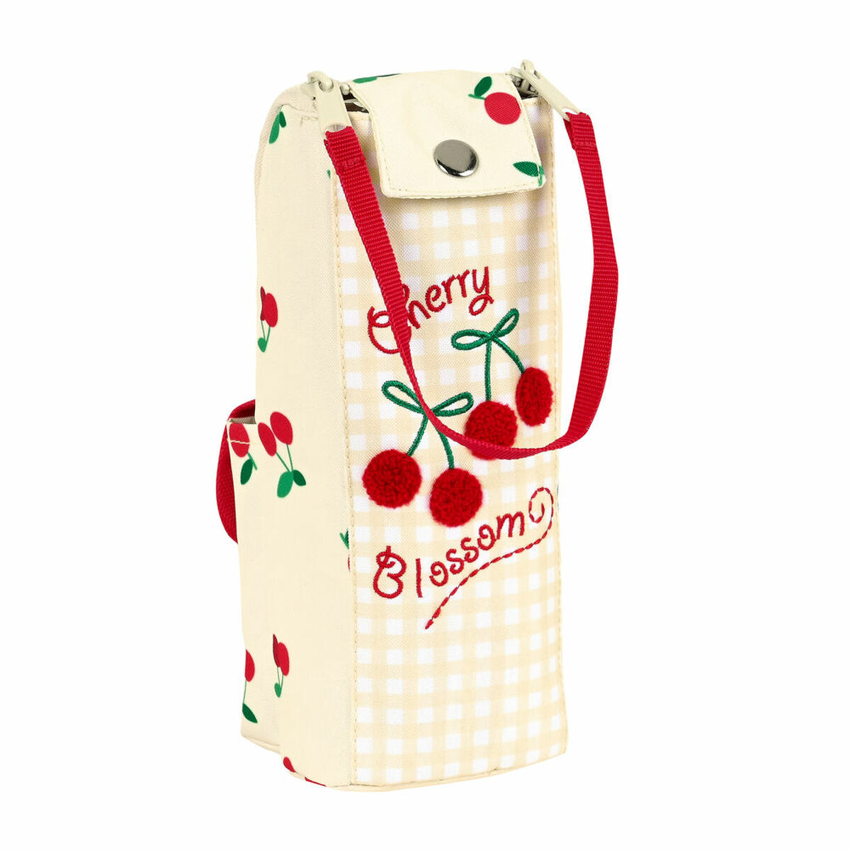 Skoleetui Safta Cherry Beige (6 x 21 x 6 cm)